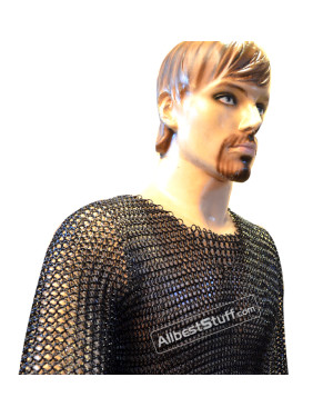 Medieval Knight Armour Butted Chain Maille Shirt Large Chest 45